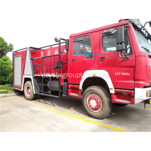 Precio del camión de bomberos forestales del tanque de agua HOWO